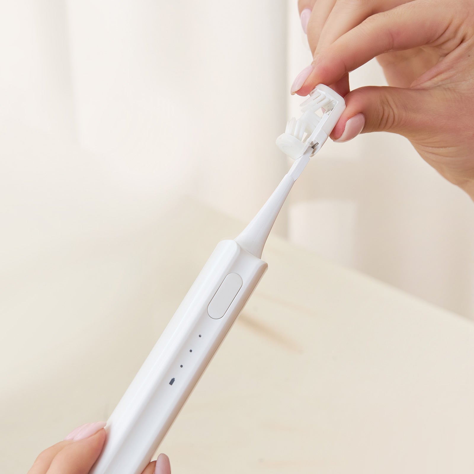 Spazzolino Elettrico Avvolgente a 3 Lati Sunblis Bianco TX1